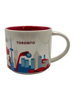 Starbucks Toronto 2016 You Are Here Series Collection 14oz Coffee Tea Mug Read